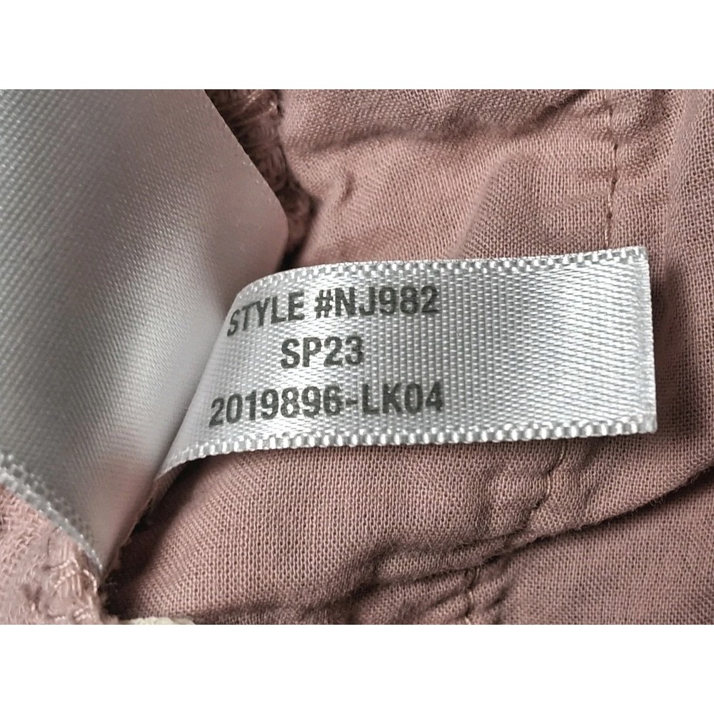 Madewell The Untailored Wide Leg Crop Pants Size M Dusty Rose Crepe Gauzy Beach - Picture 7 of 8